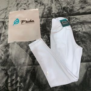 The Mayra Plush Legging: 21” -Cloud blue